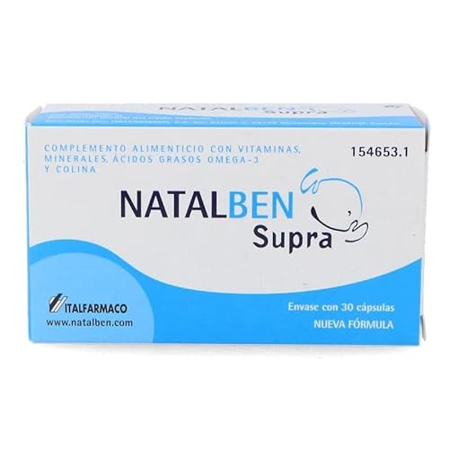 Detalle de Natalben Supra 30 cápsulas suplemento multivitamínico 🩺