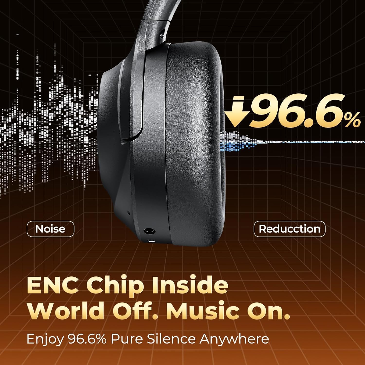 Detalle 2 de Active Noise Cancelling Headphones 30H playtime