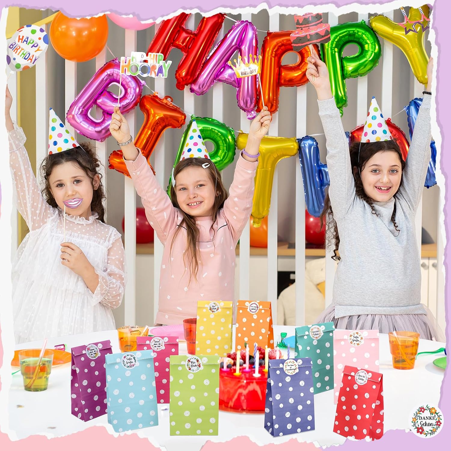 Thumbnail 6 de woric 50 Papiertüten 22x12x7 cm 🎁