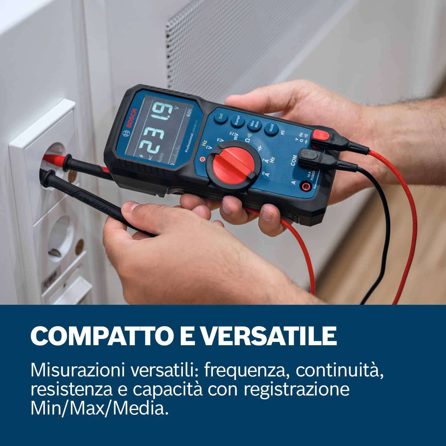 Thumbnail 3 de Bosch Professional Multimetro GDM 600-15: affidabile True RMS per campo e laboratorio