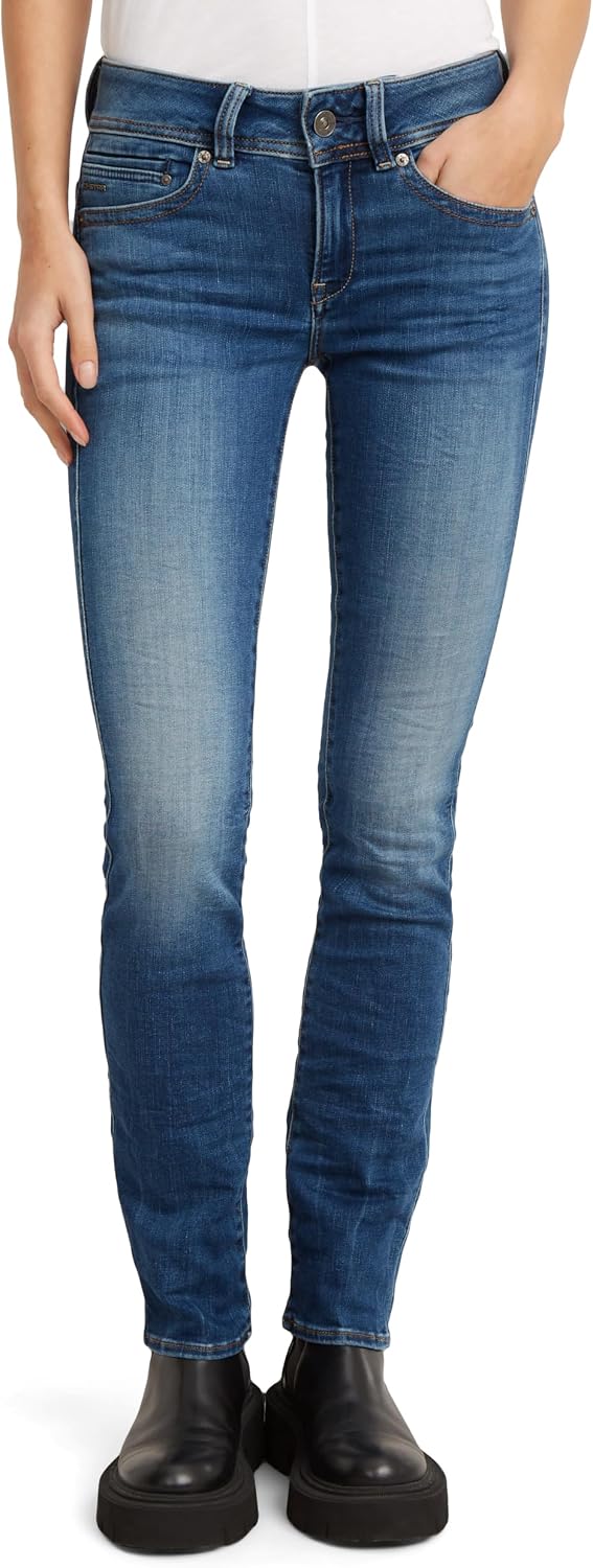 Detalle de G-Star Midge Saddle Straight Jeans Damen
