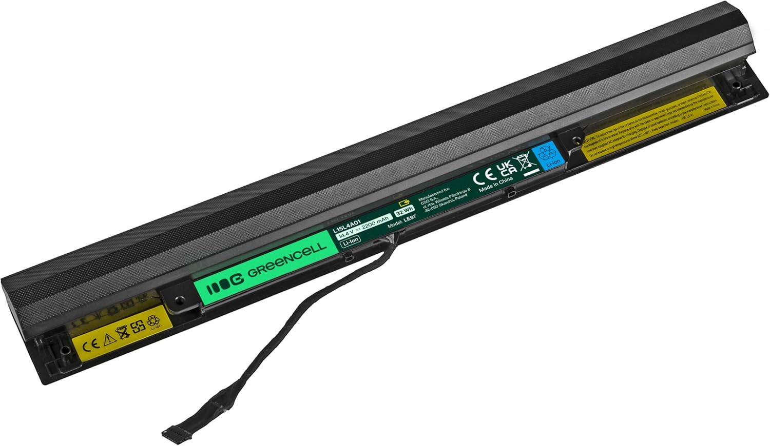Thumbnail 4 de Green Cell Batteria per Lenovo IdeaPad: L15L4A01/L15M4A01/L15S4A01 e altre versioni 4 celle 32Wh