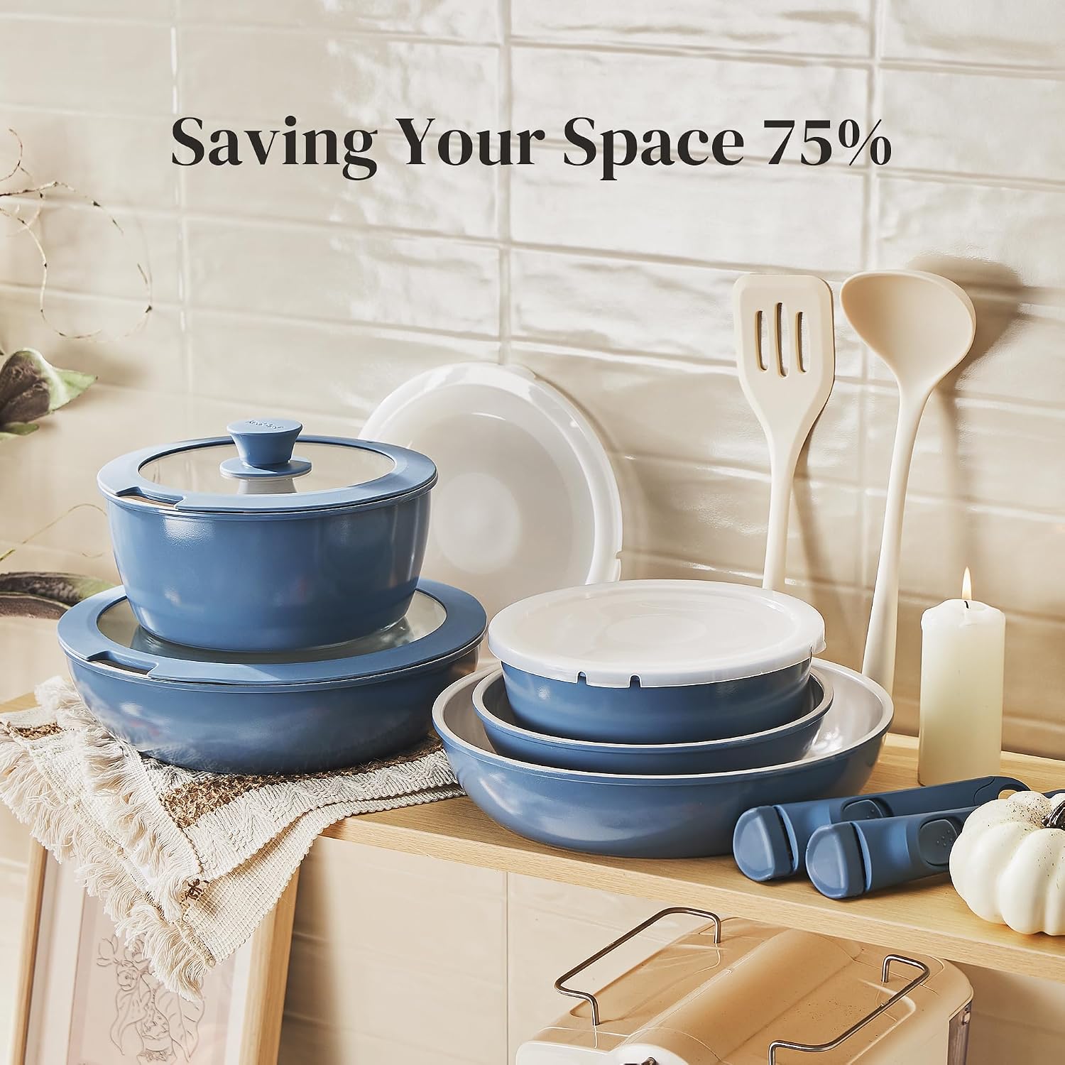 Thumbnail 5 de Redchef 16-piece ceramic nonstick cookware set