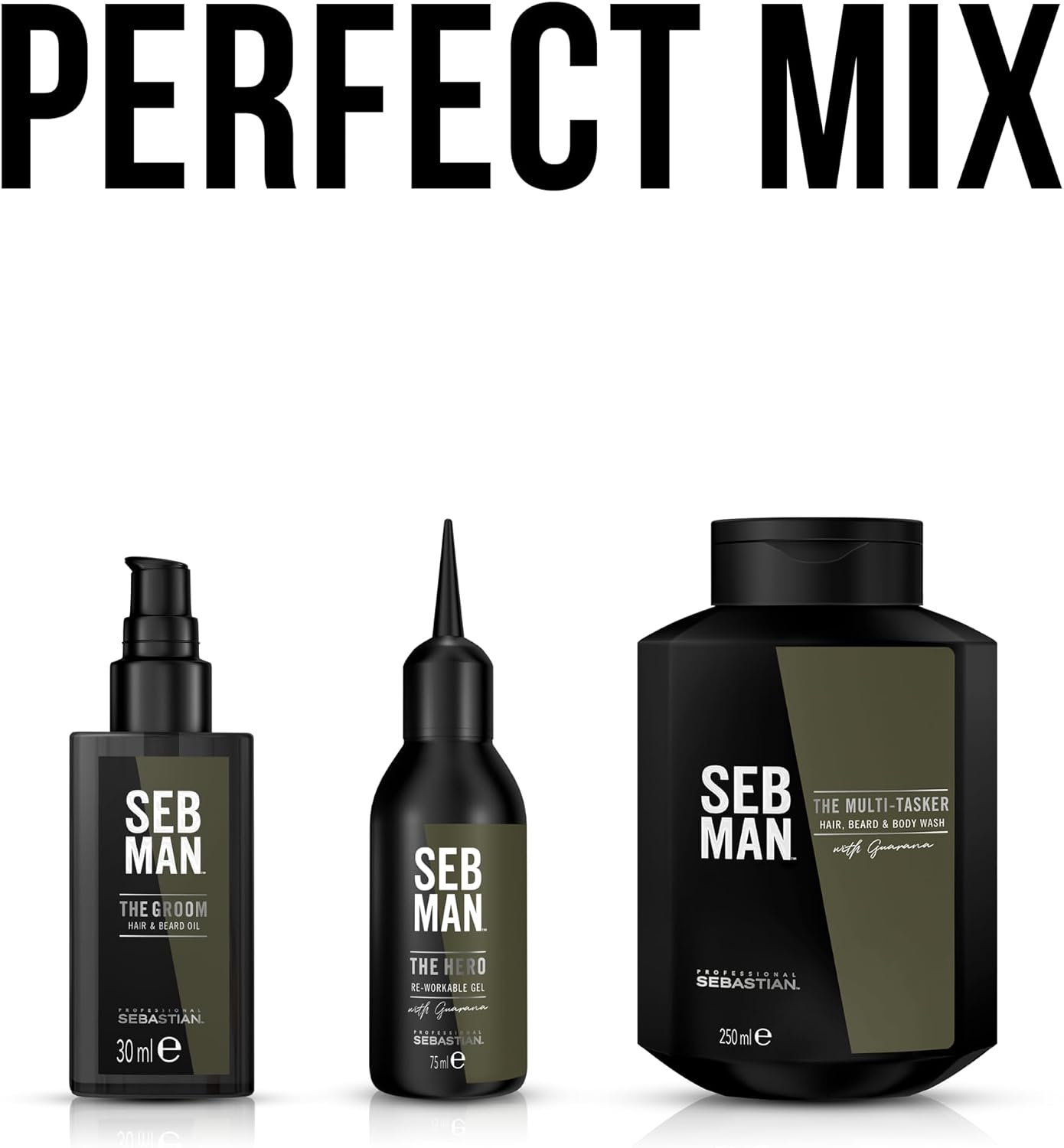 Detalle de SEB MAN Pommade Tenue Légère 75 ml : tenue légère au fini poli et brillant