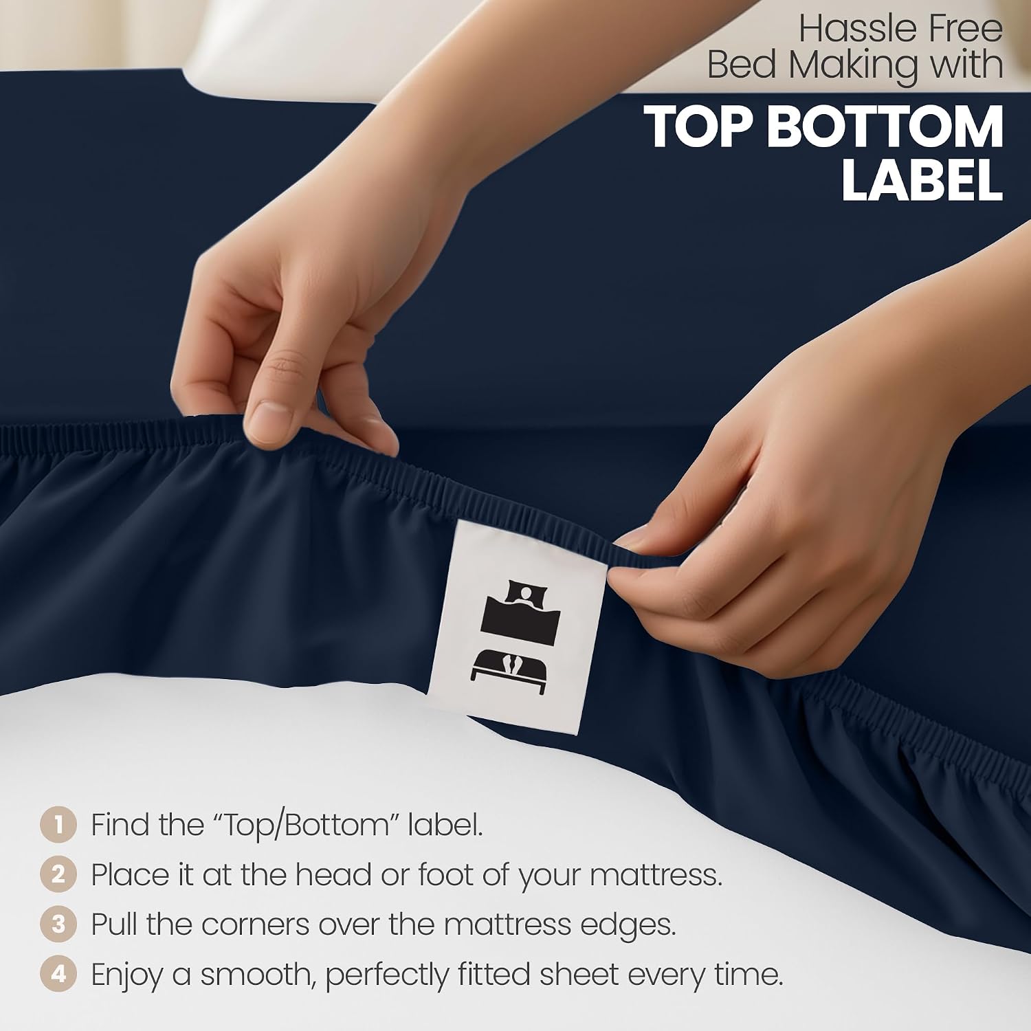 Thumbnail 5 de Utopia Bedding Double Fitted Sheet 14 inch