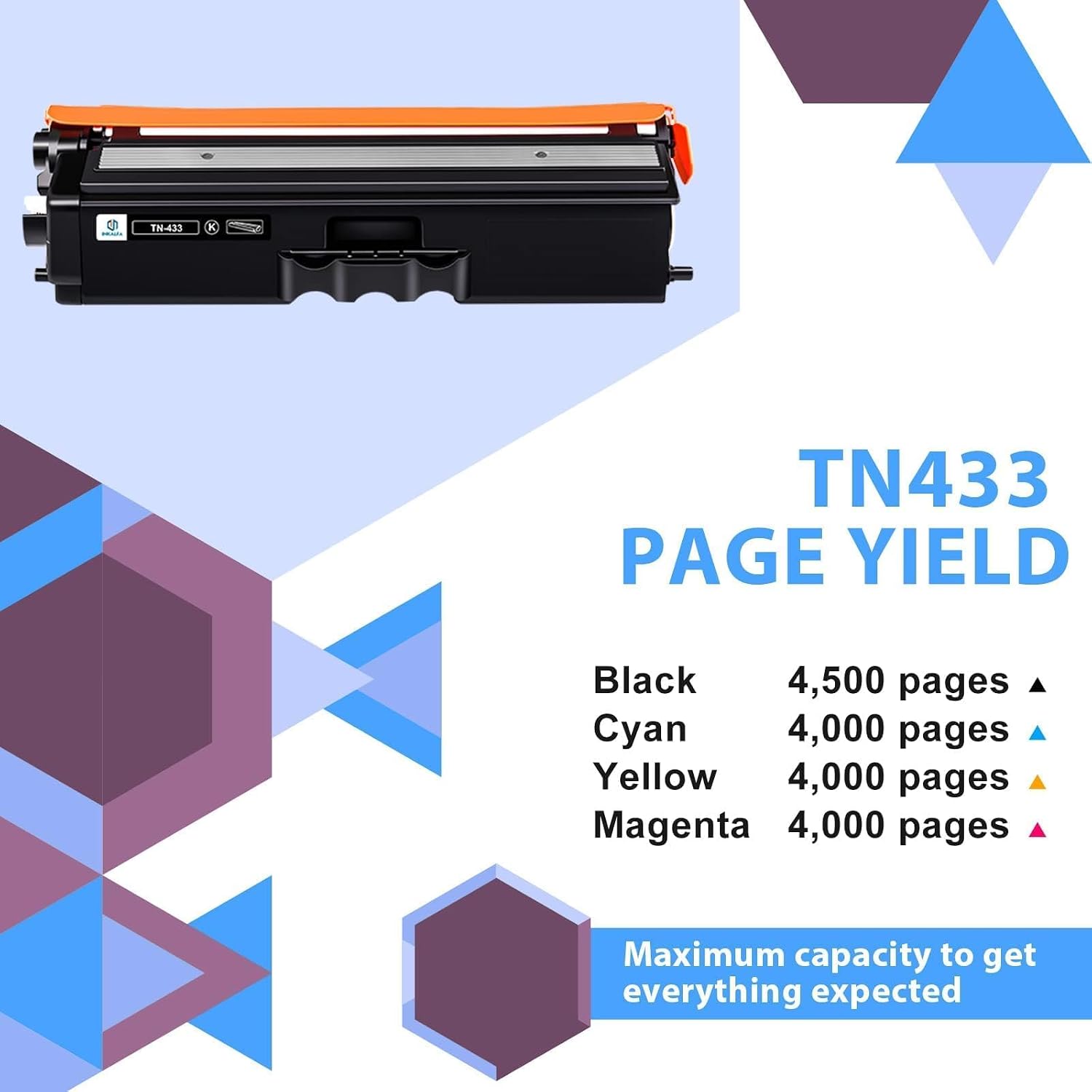 Thumbnail 2 de Inkalfa TN433 Compatible Toner Cartridge