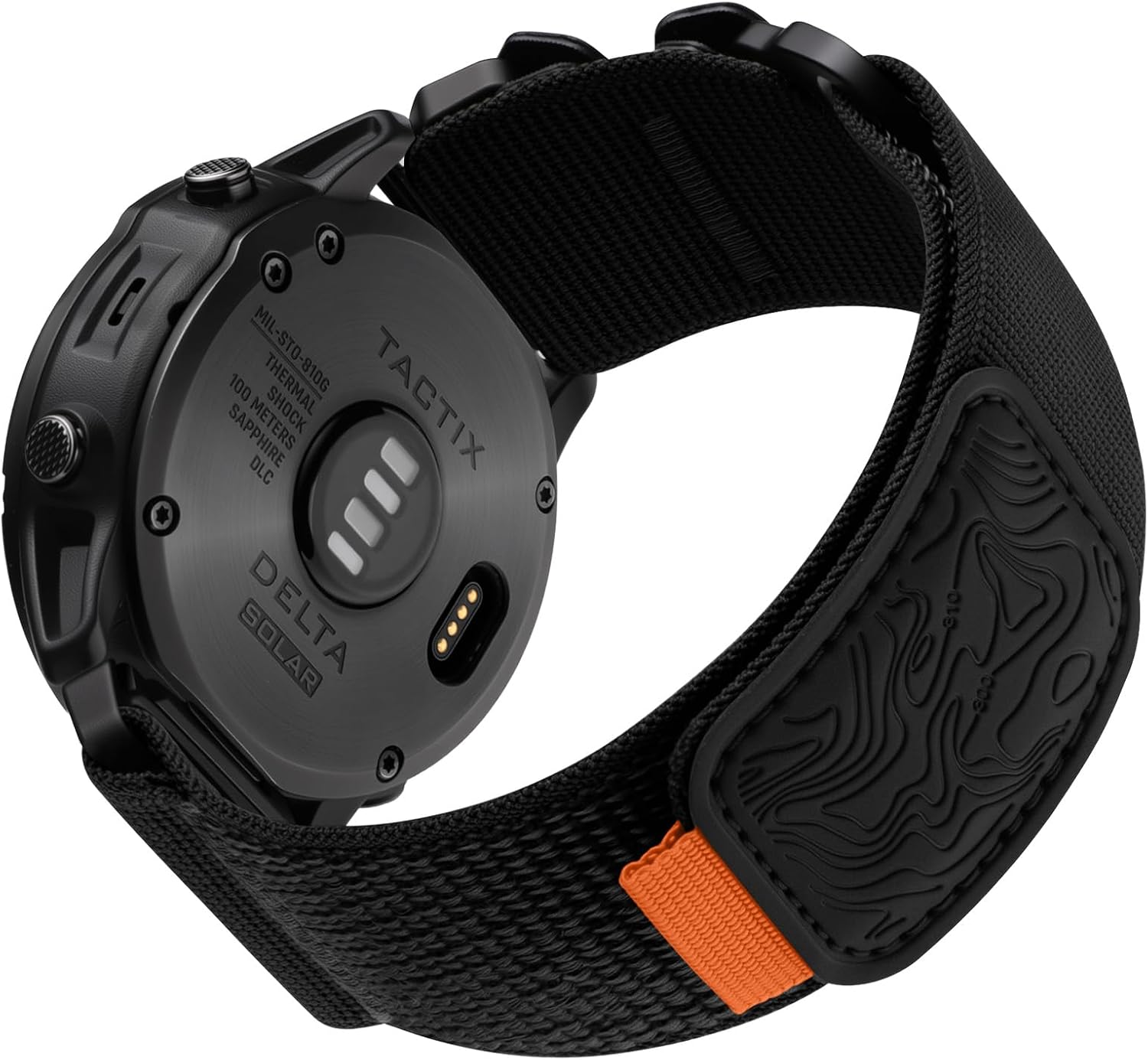 Detalle de Bandletic Quick Fit 26mm nylon strap for Garmin Fenix 8 51mm