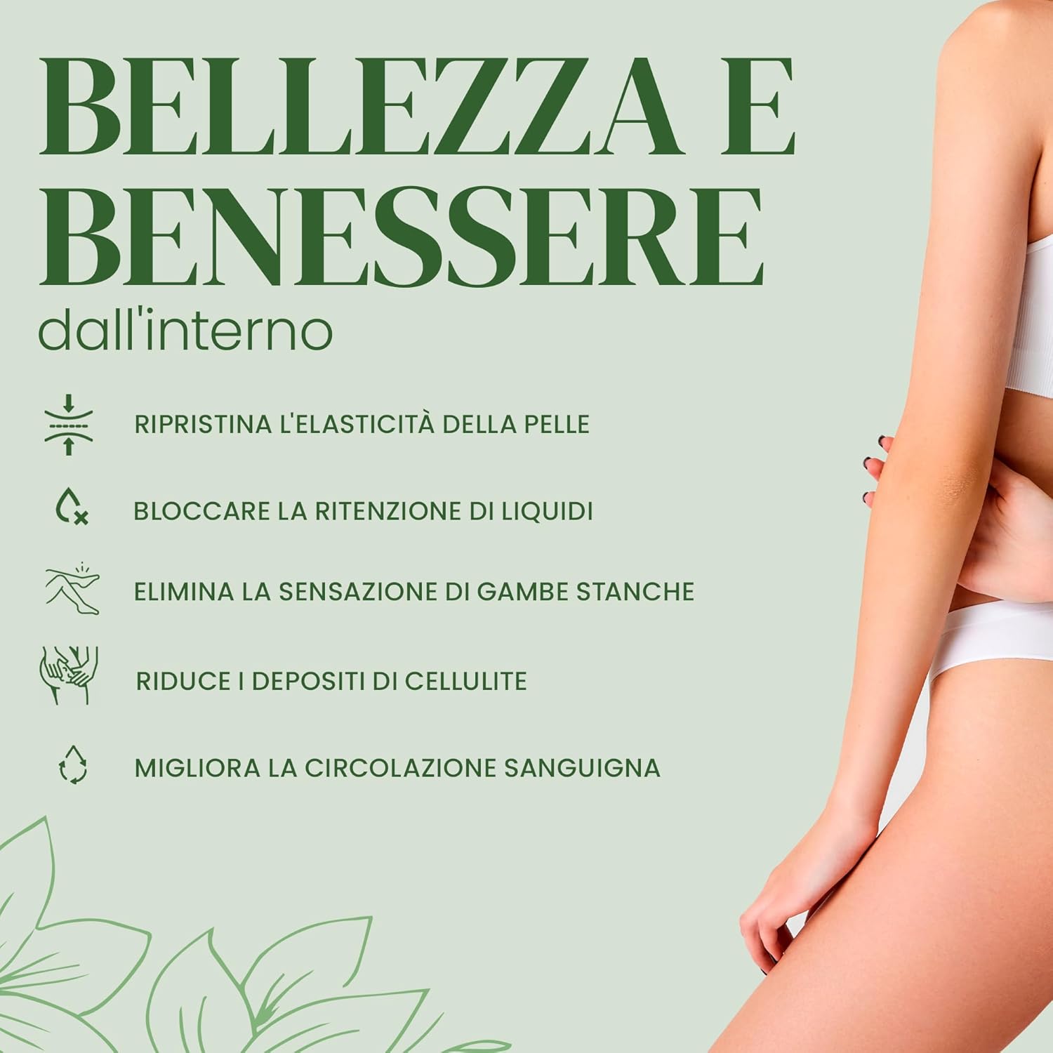 Detalle de Healthy Fusion Reducel: trattamento anticellulite, rassodante e tonificante in capsule