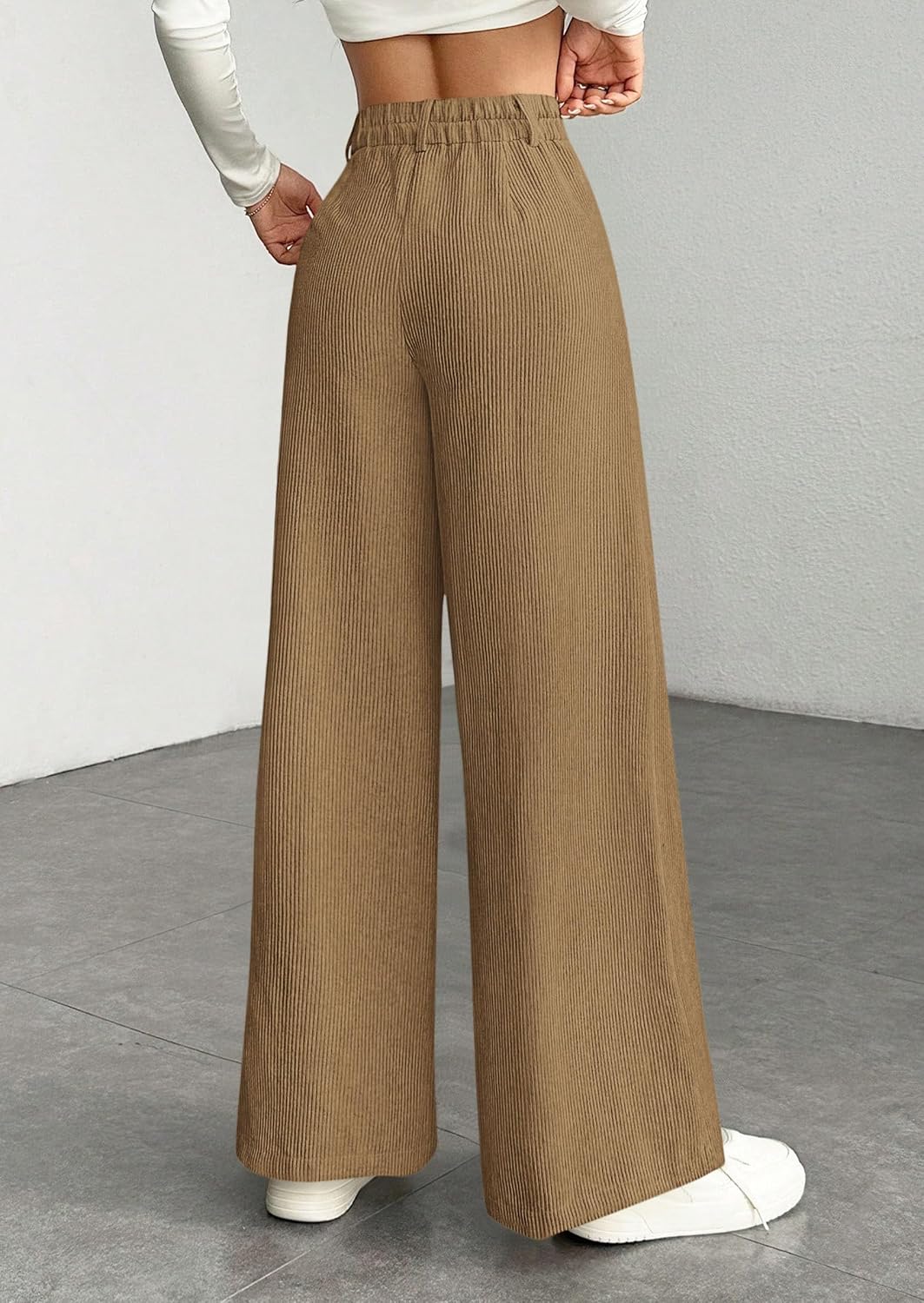 Thumbnail 3 de PRETTYGARDEN Women's Corduroy Pants Polyester