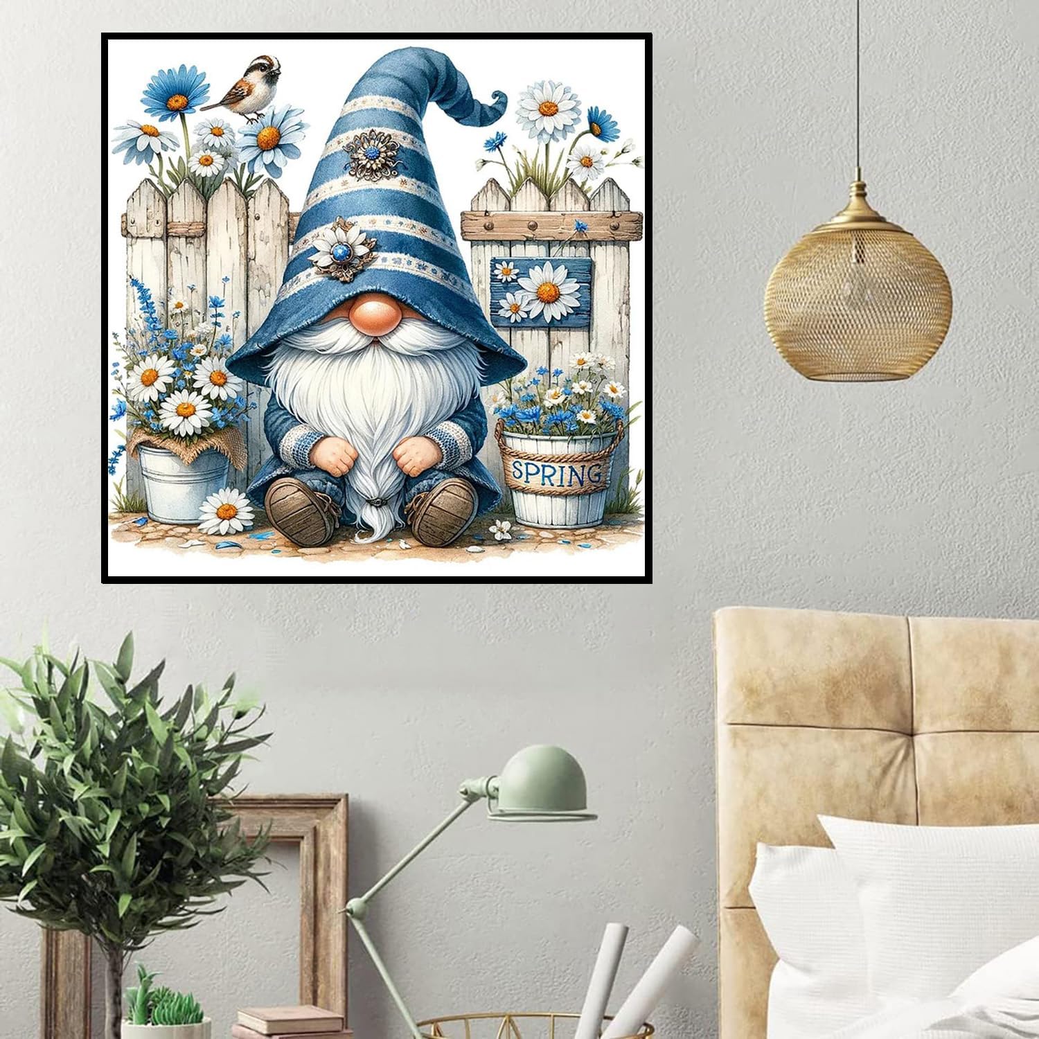 Detalle 2 de HHMATITS Diamond Painting Kit, 14 x 14 Inch