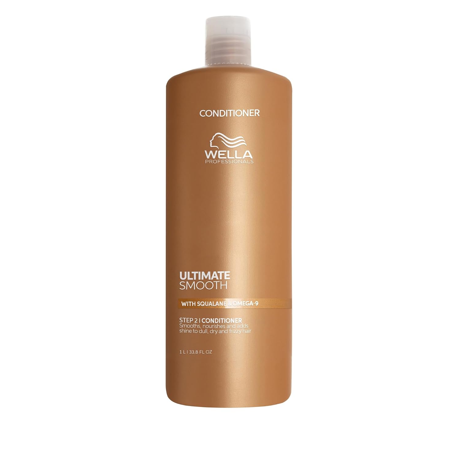Detalle de Wella Professionals Ultimate Smooth Conditioner – Pflegende Haarspülung mit Squalan & Omega 9 (1 l)