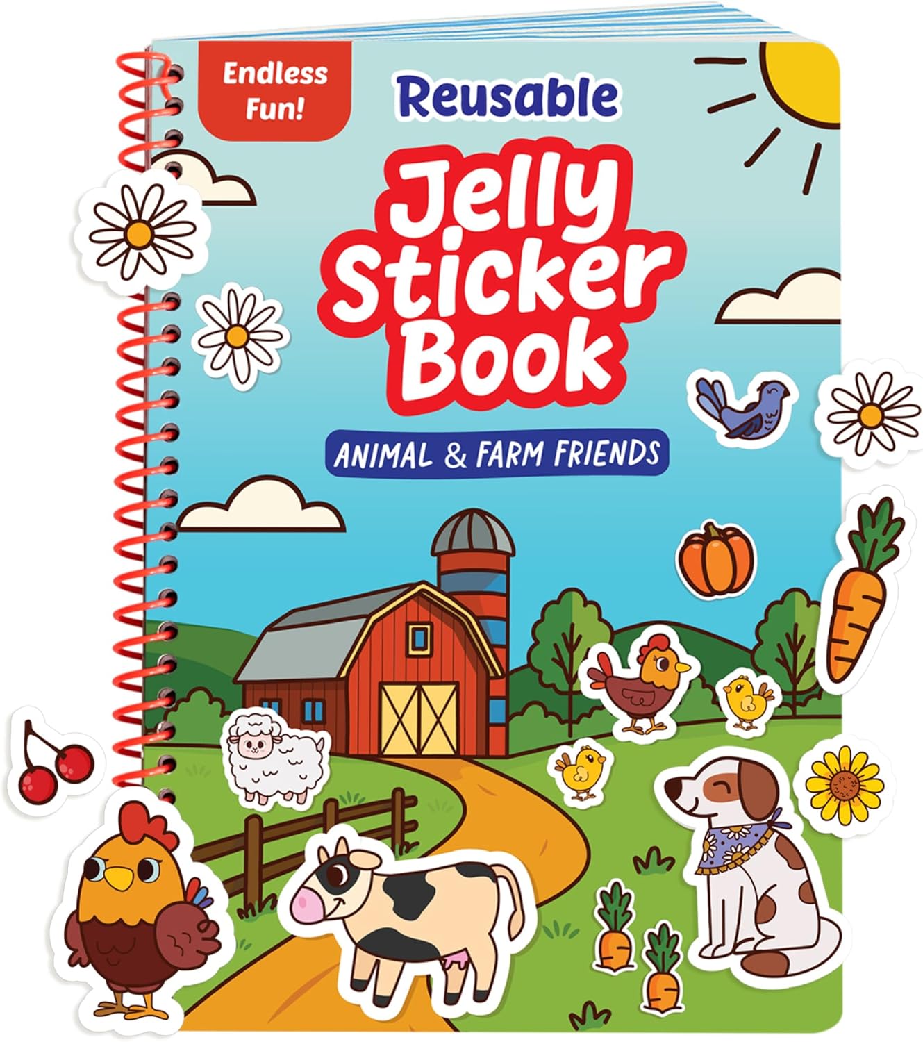 Detalle de Creative Kiddos Reusable Sticker Book 50