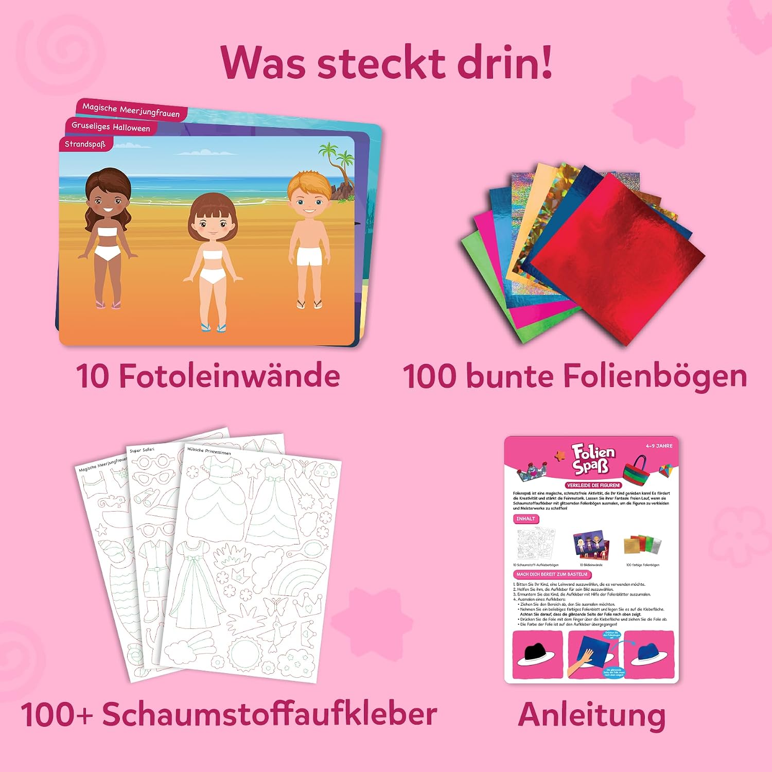 Detalle 2 de Skillmatics Folienspaß – Verkleide die Figuren: Schmutzfreie Bastelaktivität für Kinder 4–9 Jahre