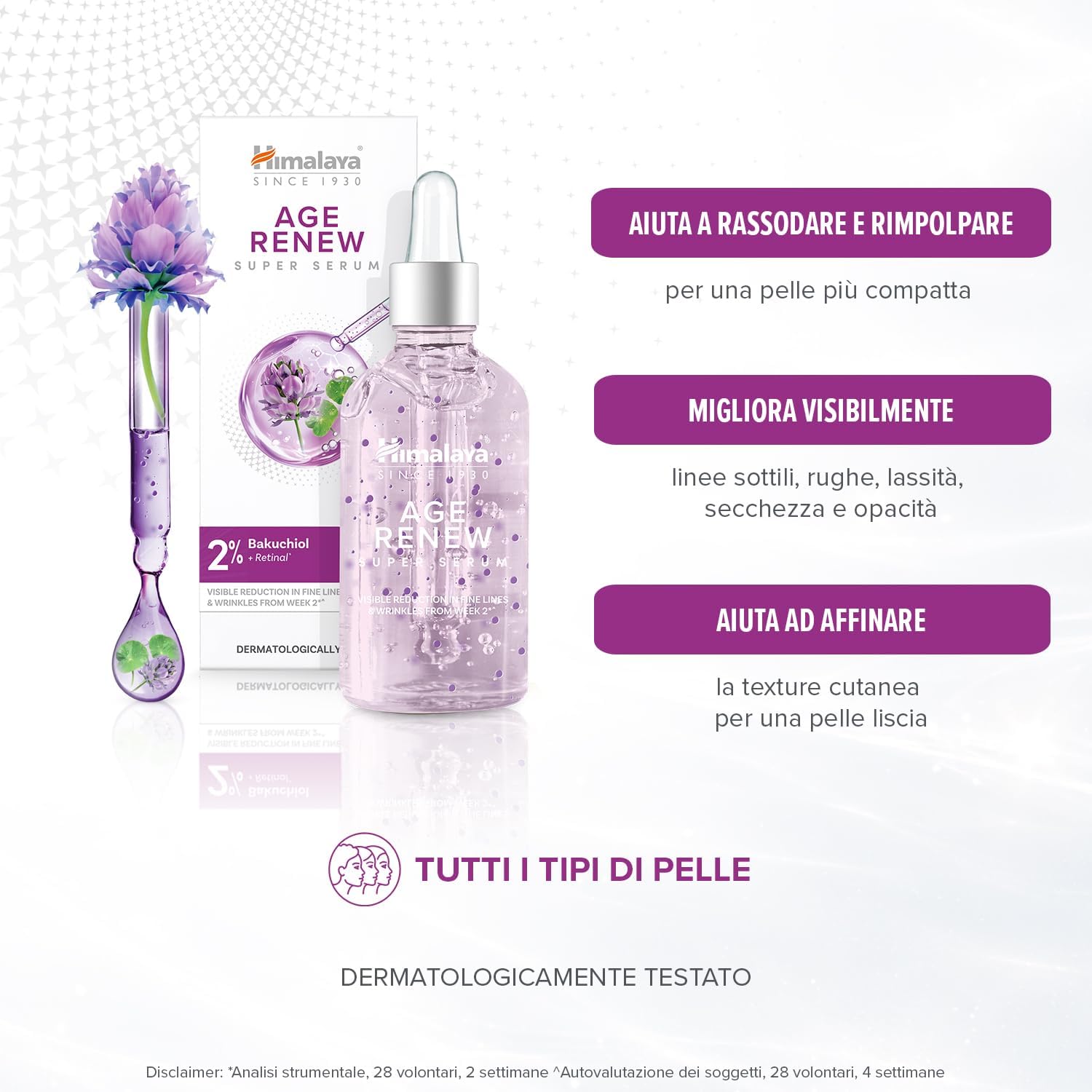Thumbnail 2 de Himalaya Super Serum Age-Renew: siero antietà idratante con retinale, bakuchiol e squalano – 30 ml