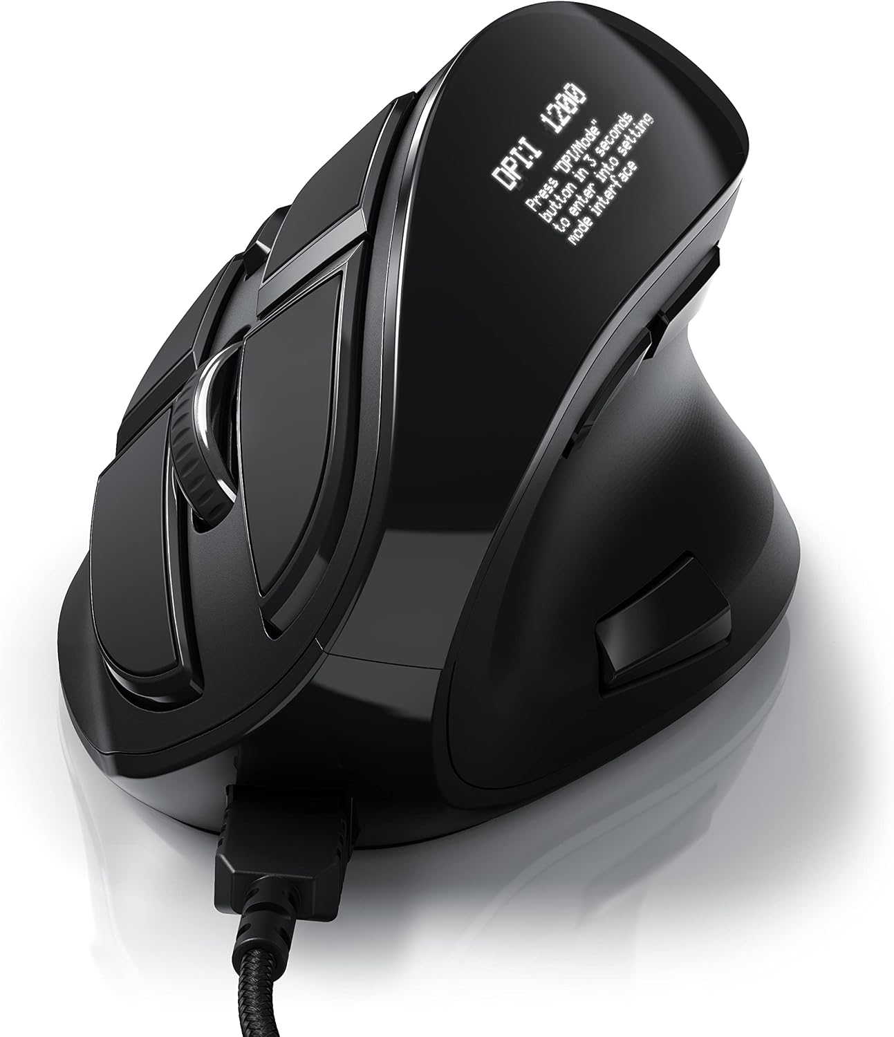 Detalle de CSL Gaming vertikale Maus 2400 DPI 🖱