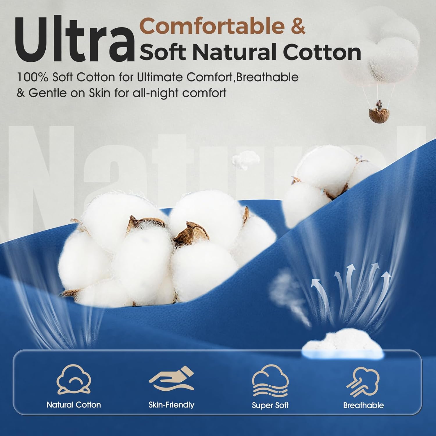 Thumbnail 5 de MUSICOZY Sleep Mask Headphones 14H Battery