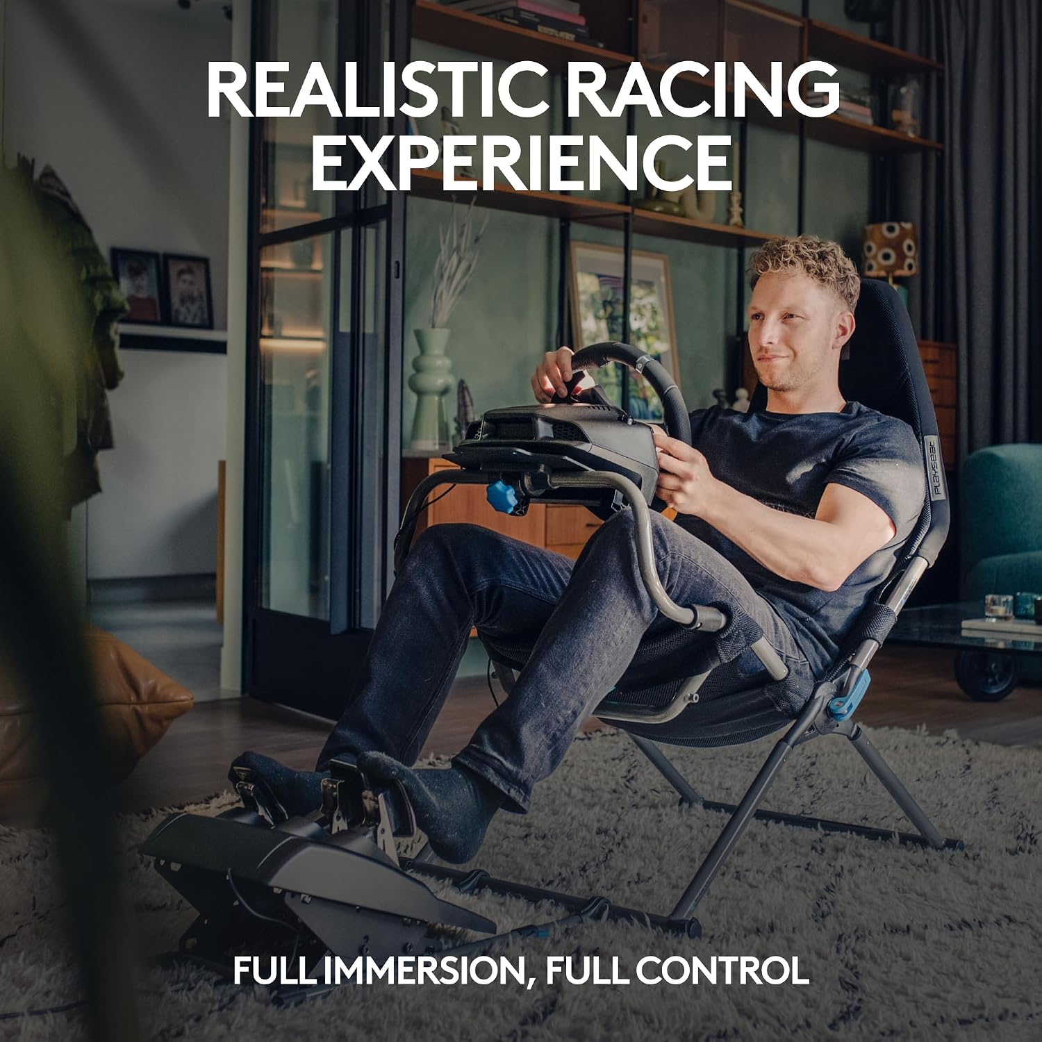 Thumbnail 1 de Logitech G G29 Driving Force Racing Wheel with PlaySeat Challenge X Seat Edition – UK Plug (PS4/PS3/PC)