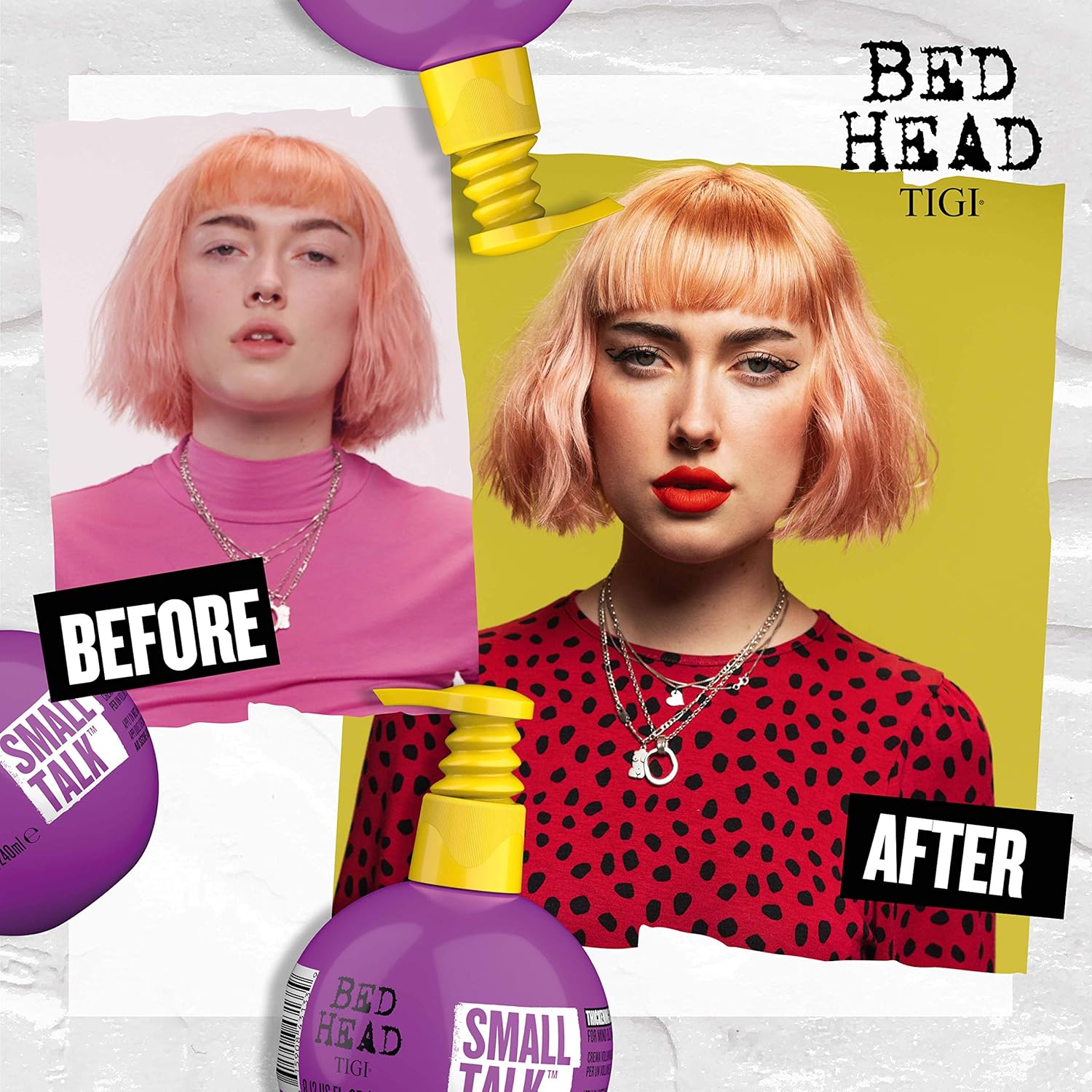 Thumbnail 4 de BED HEAD by TIGI Small Talk Crema Voluminizadora para Cabello Fino 💇♀