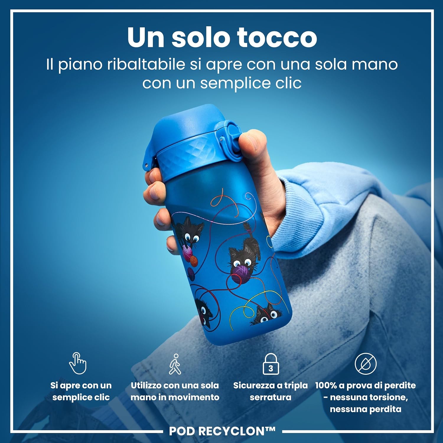 Detalle de Ion8 Borraccia per bambini 350 ml