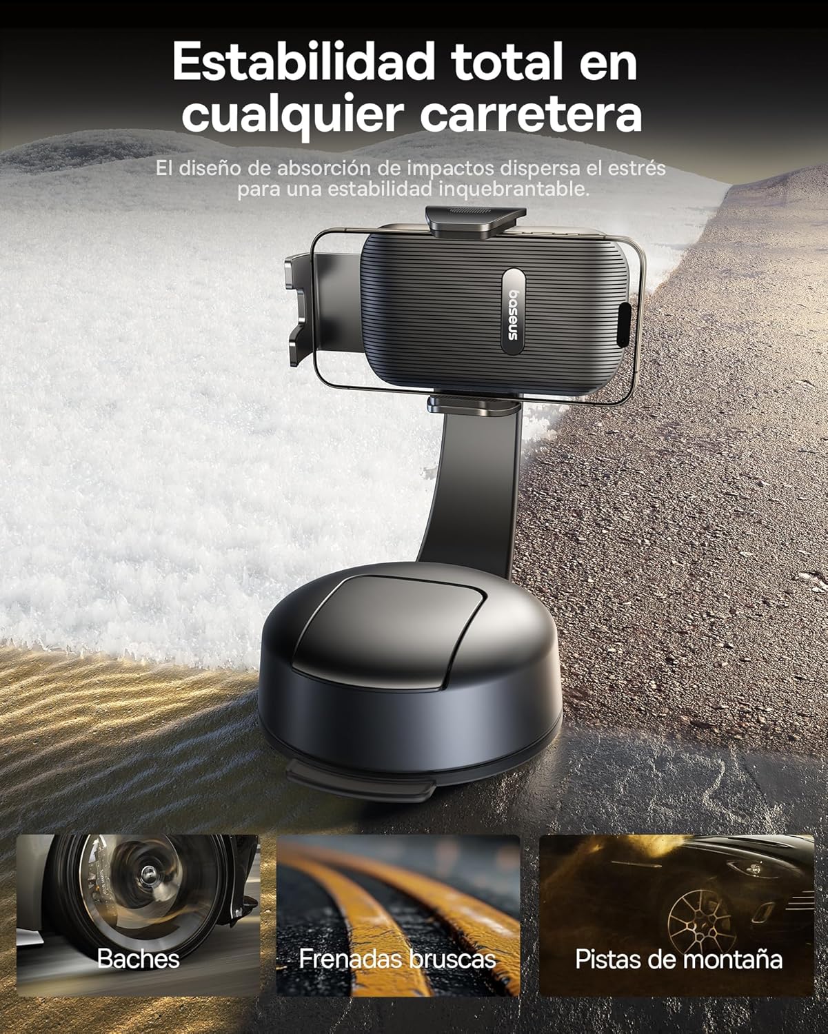 Thumbnail 3 de Baseus C03 Air soporte coche móvil