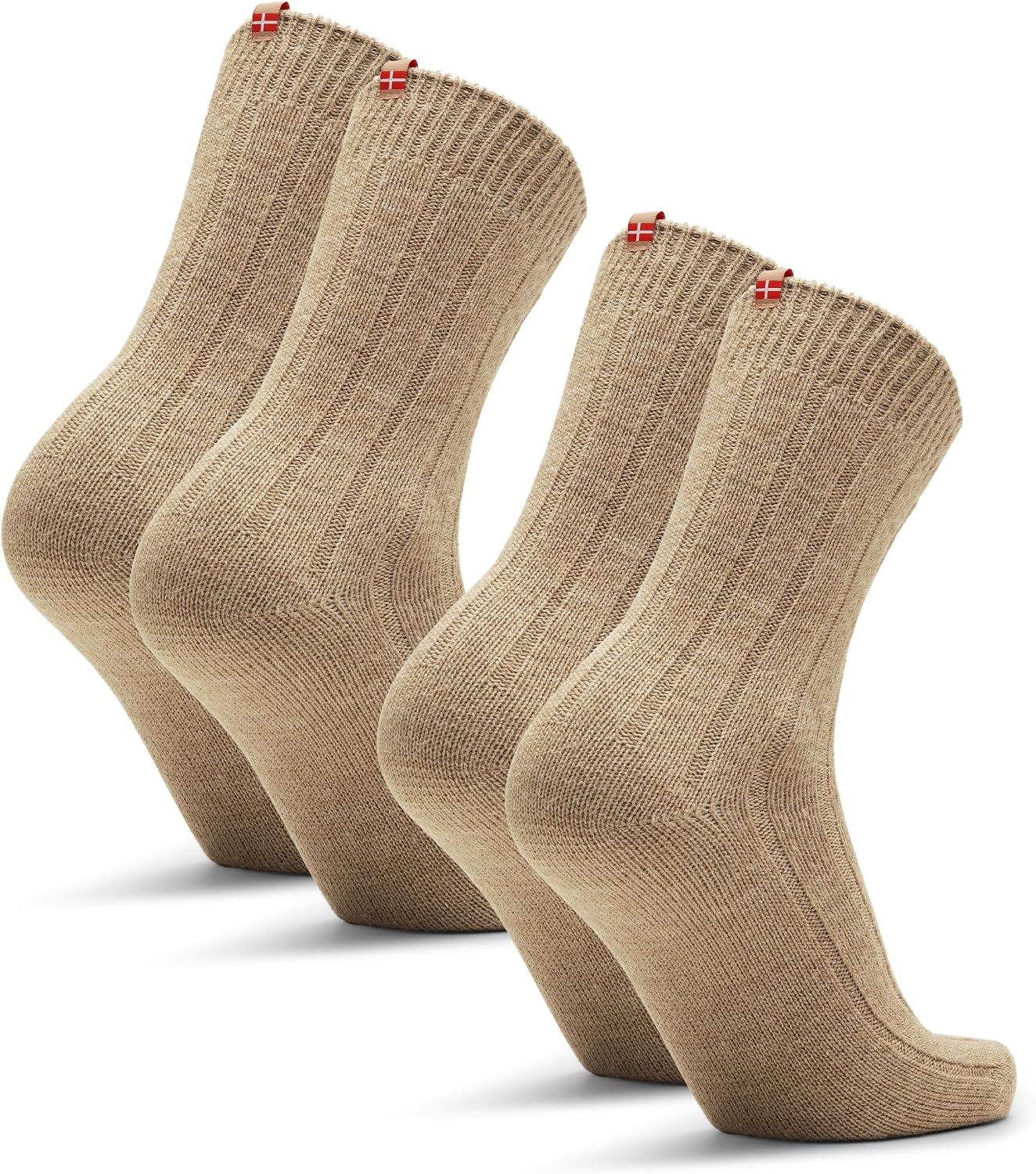 Detalle de DANISH ENDURANCE Alpaca Wool Bed Socks, Cosy Thermal 2 Pack