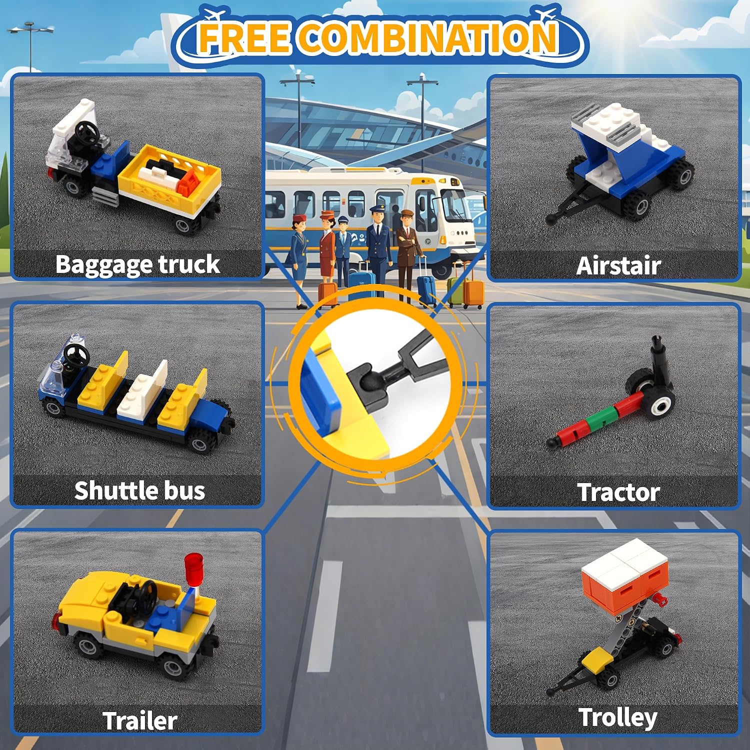 Thumbnail 4 de AKWME Avion jeu de construction 6-12 ans ✈