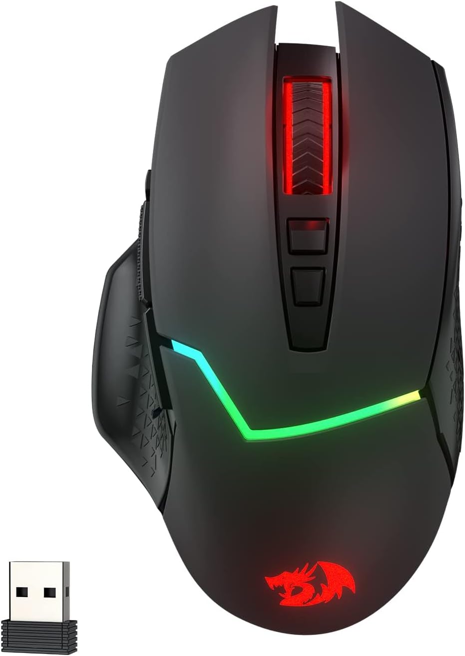 Detalle de Redragon M690 PRO Wireless Gaming Mouse review