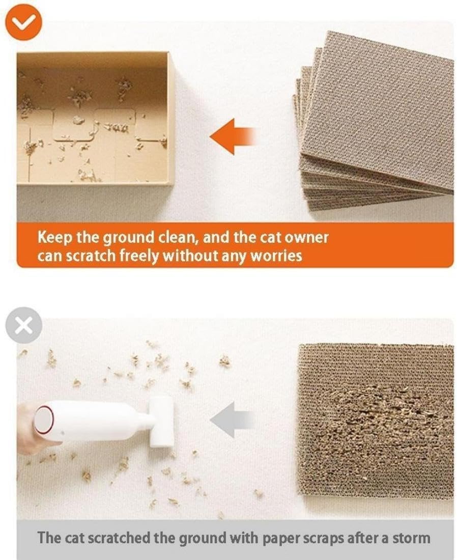 Thumbnail 5 de Cat Scratching Board with Box 42 x 26 cm 5 Layers Cat Scratcher