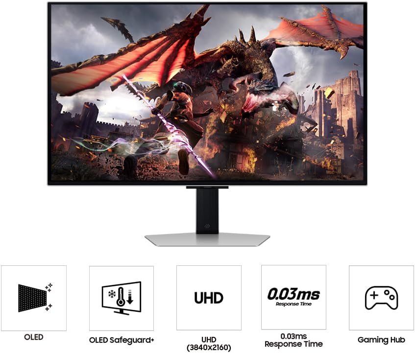 Detalle de Samsung Odyssey Gaming OLED G8 32" 4K