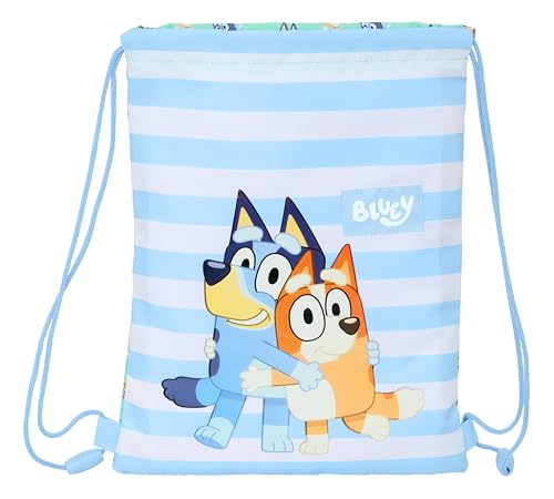 Detalle de BLUEY SISTERS Mochila saco junior 26x34 cm