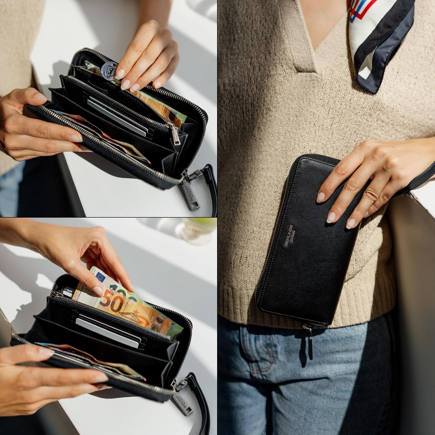 Thumbnail 6 de Berliner Bags Lyon Cartera Grande 19 cm