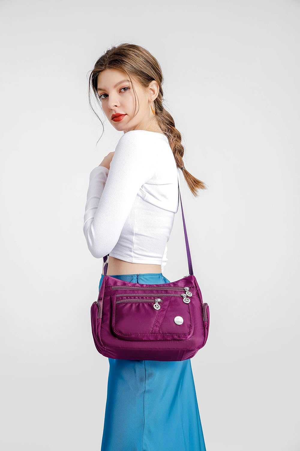 Thumbnail 1 de Gladdon Crossbody Bags for Women: Lightweight Nylon Tote with Multiple Pockets