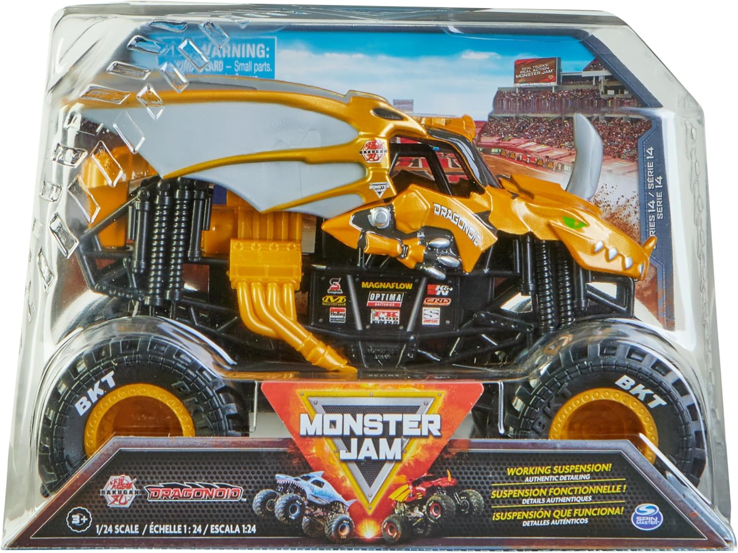 Detalle de Monster Jam Dragonoid 1:24 Druckguss Monster Truck