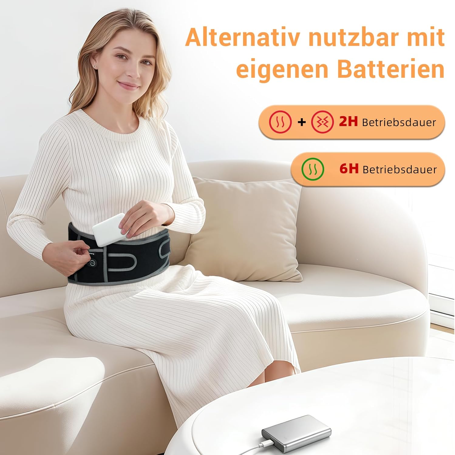 Thumbnail 4 de Comfytemp Wärmegürtel 25Wh Akku – Heizgürtel für Rücken 🌡