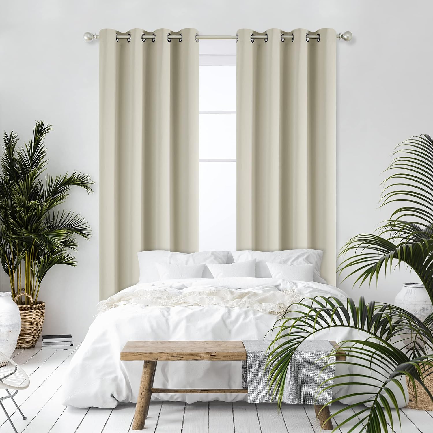 Detalle 2 de Deconovo Super Soft Curtains 140x260cm