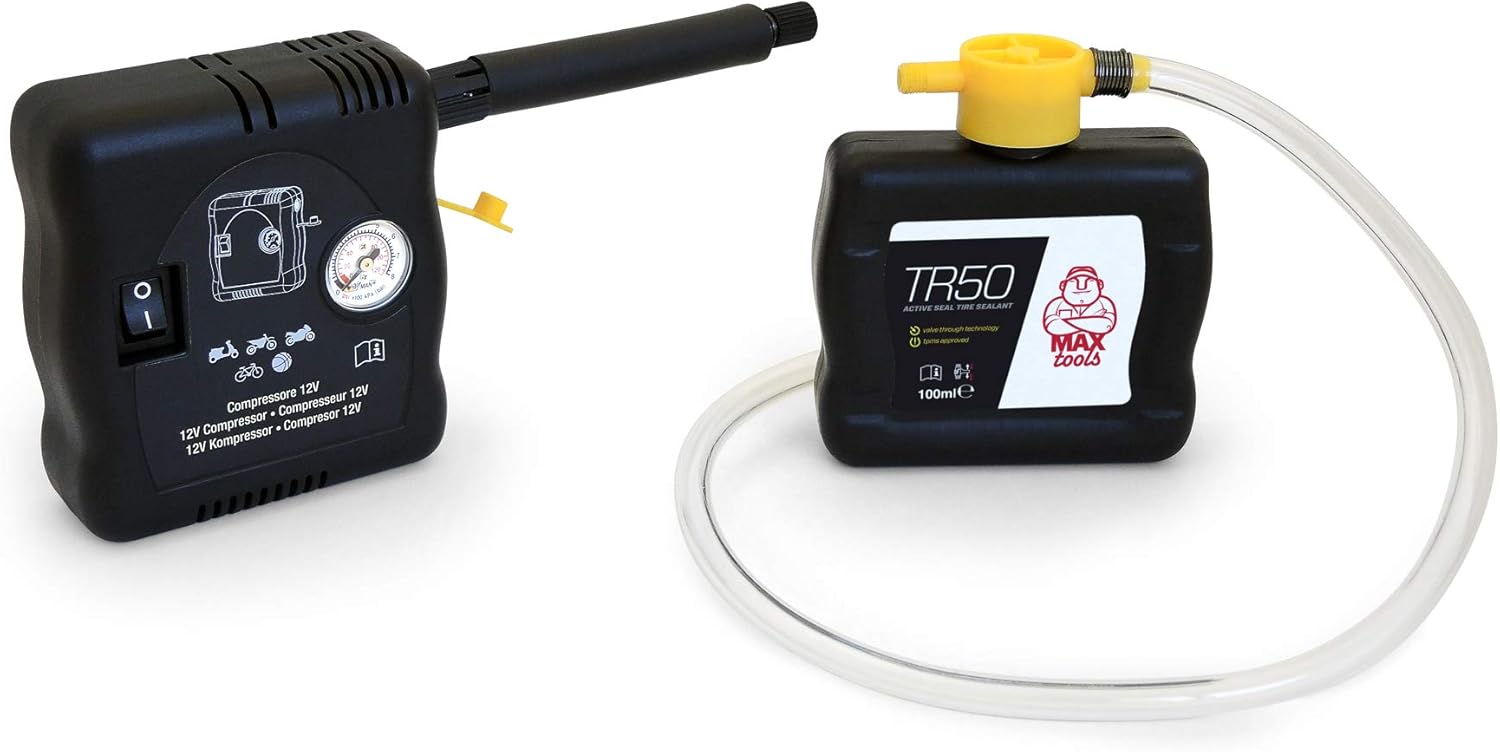 Thumbnail 6 de MAXTOOLS TR300: Kit Automatico Riparazione Pneumatici SUV e Fuoristrada con Compressore 12V