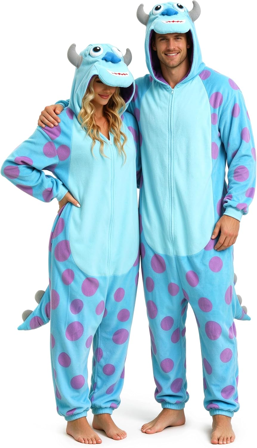 Detalle de NAITOKE Animal Onesie Pajamas for Adults, Soft Machine-Washable Halloween Costume