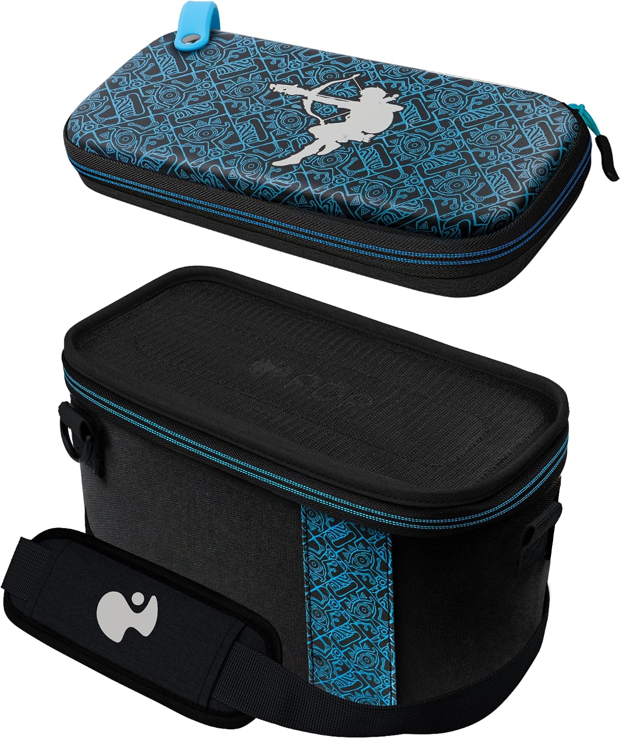 Detalle 2 de Pdp Gaming Pull-N-Go Travel Case Elite Edition - 2 en 1 pour Nintendo Switch (Gris)