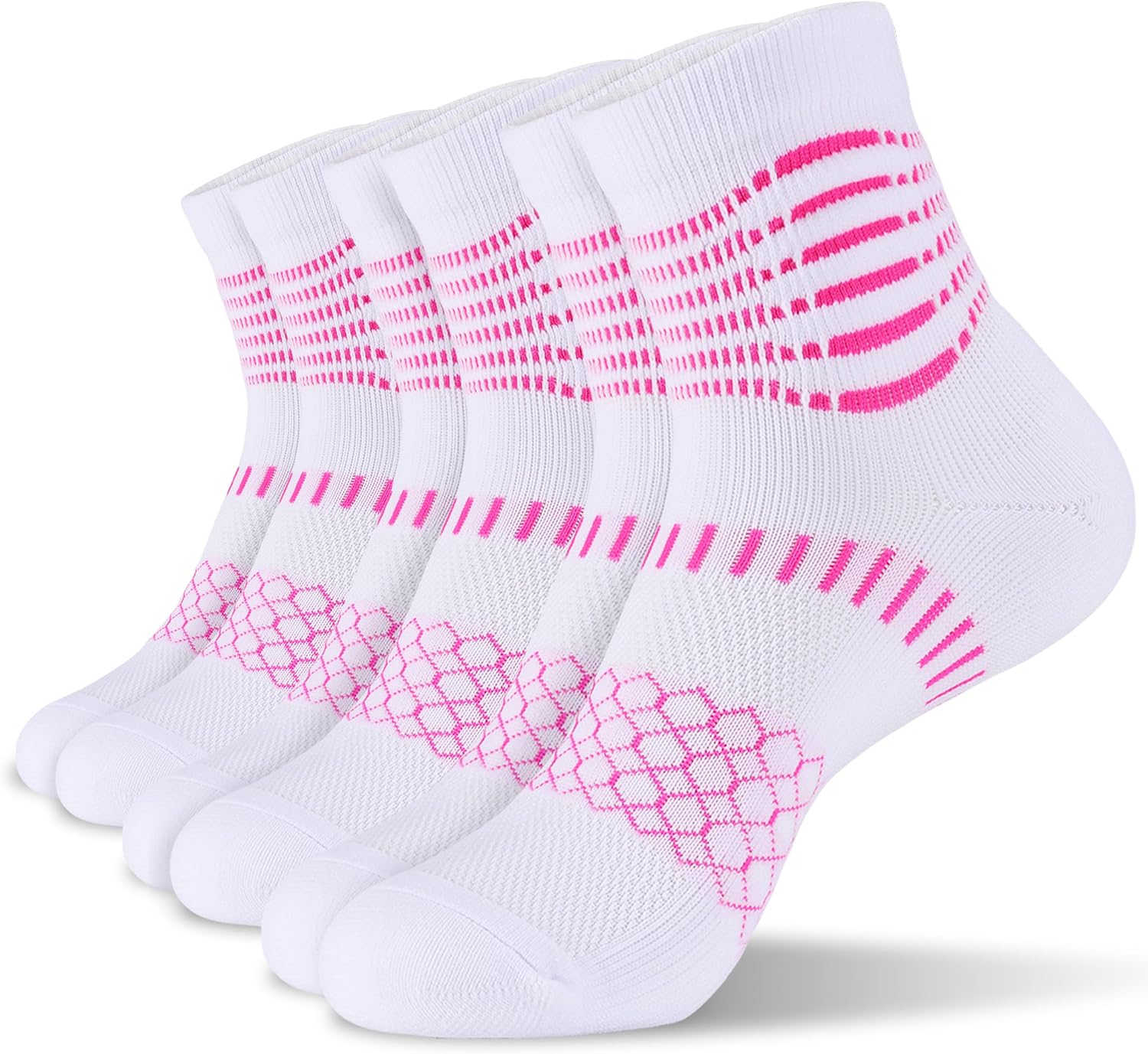 Detalle de IRAMY IRCS001-CA Ankle Compression Socks, Cushioned for Running