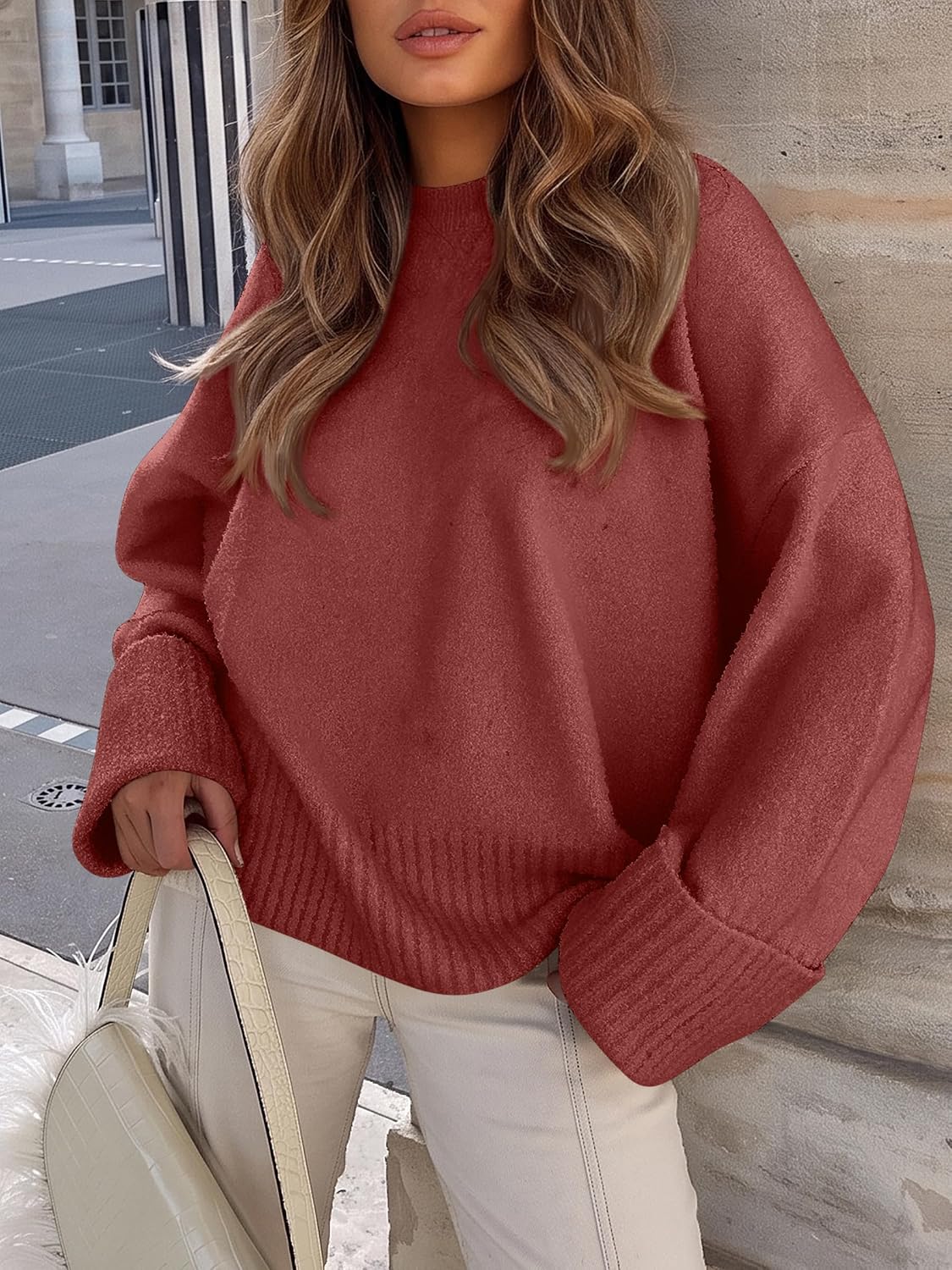 Detalle 2 de ANRABESS Women's Oversized Sweater