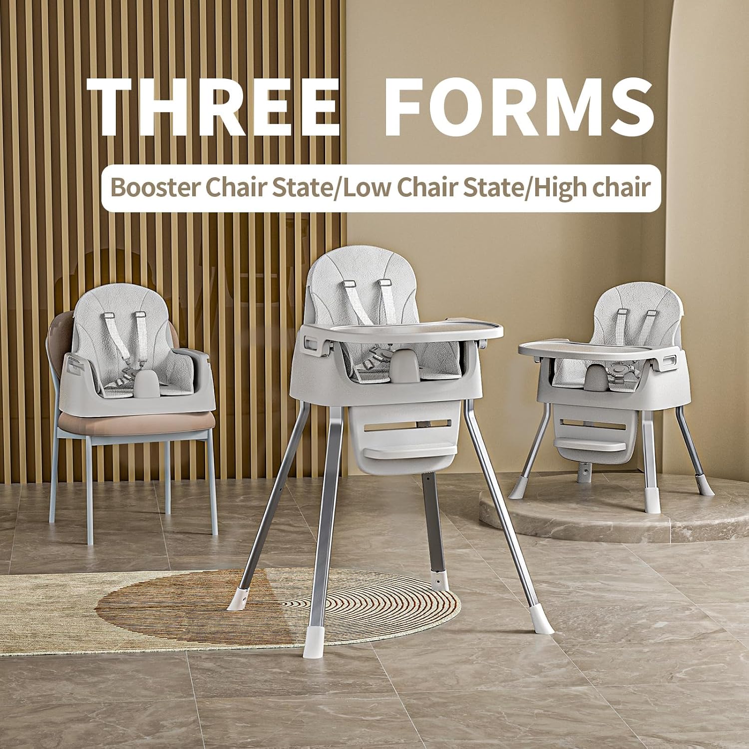 Detalle de CheerKid Baby High Chair 3-in-1