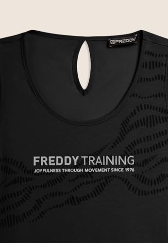 Thumbnail 2 de FREDDY Canotta con Dettaglio Cut-out e Grafica – Nero, Medium