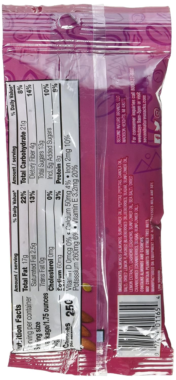 Thumbnail 1 de Second Nature Antioxidant+ Protein Smart Snack Mix, 12-Pack, 1.75 oz Pouches