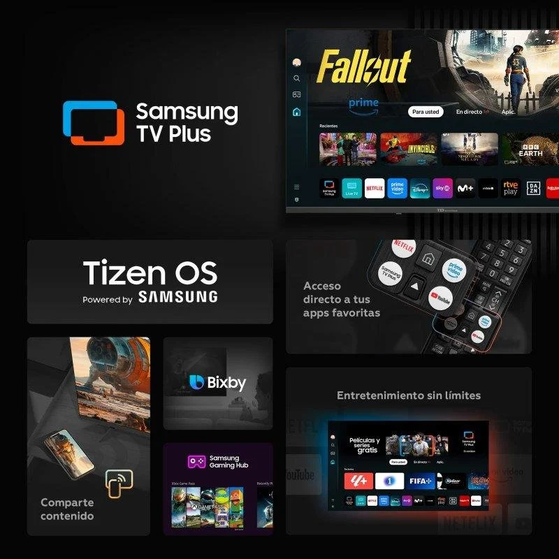 Thumbnail 2 de td-systems TV LED M32FC22TIZEN Tizen de 32" Full HD con HDR, Dolby Digital Plus y Smart TV