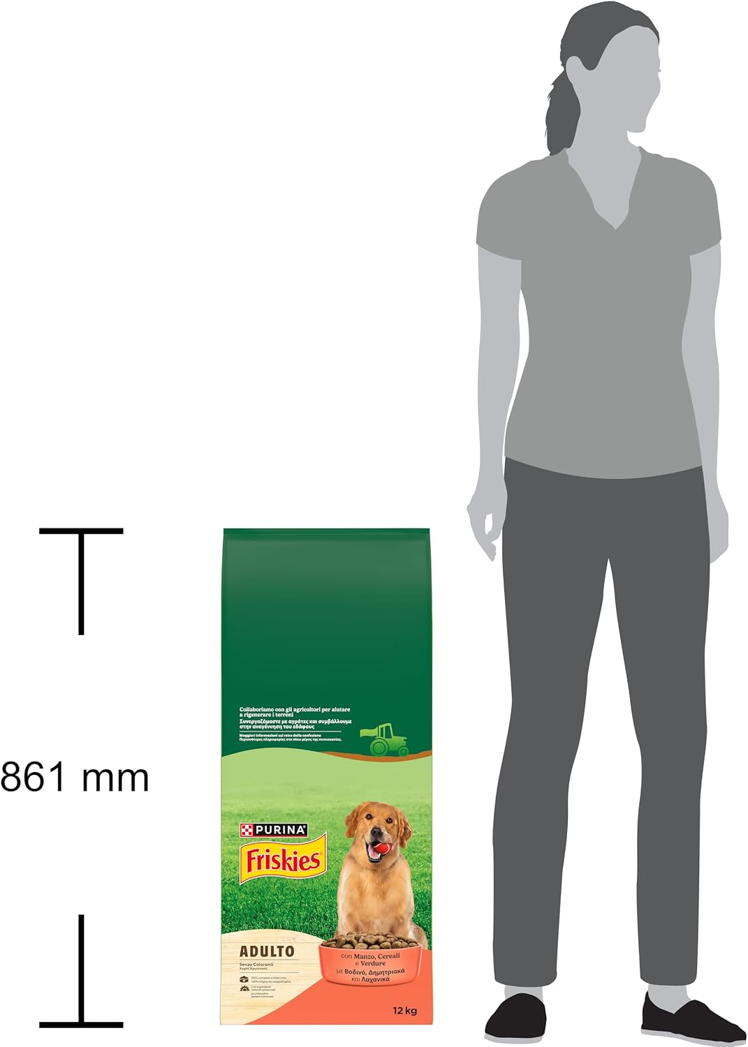 Detalle 2 de Purina Friskies Crocchette Cane Adulto – Confezione da 12 kg