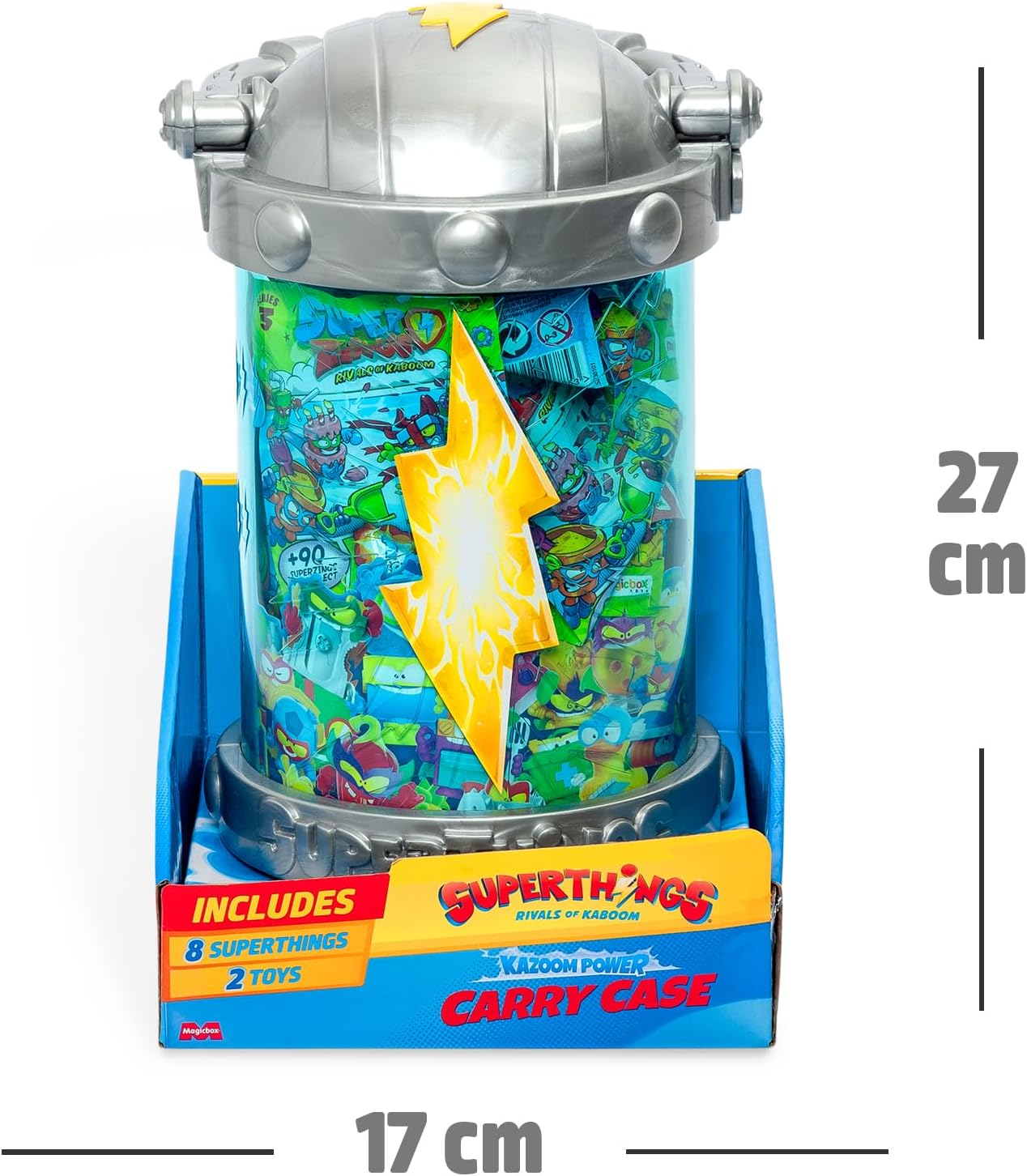 Detalle de SUPERTHINGS KAZOOM Power 8431618041246 draagcapsule met 8 figuren