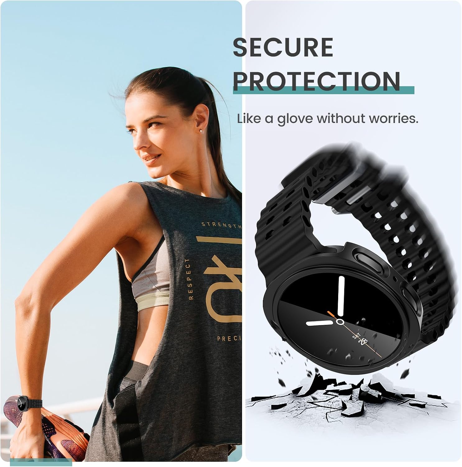 Thumbnail 4 de Tensea Galaxy Watch 8 screen protector 40mm