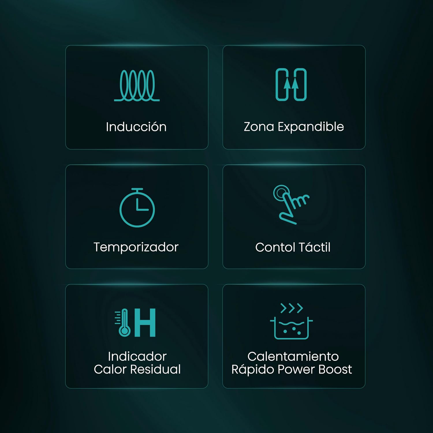 Thumbnail 3 de Hisense HI6311BSCE Placa Inducción 3 Fuegos
