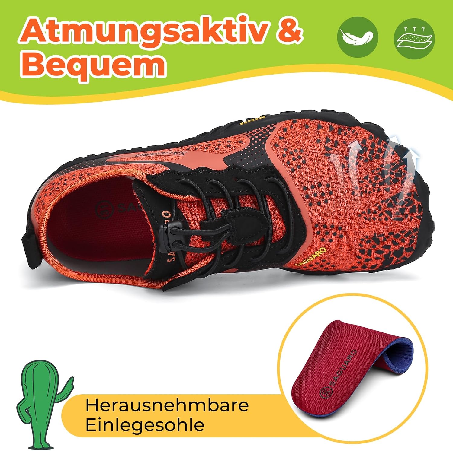 Detalle de SAGUARO Barfußschuhe Kinder 24-36