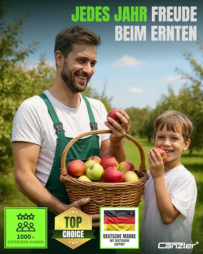Thumbnail 6 de Canzler Obstpflücker mit Teleskopstiel über 4 m – Obsternte ohne Leiter
